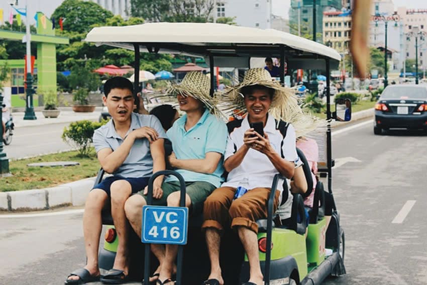 Chọn phương tiện di chuyển ở Sầm Sơn