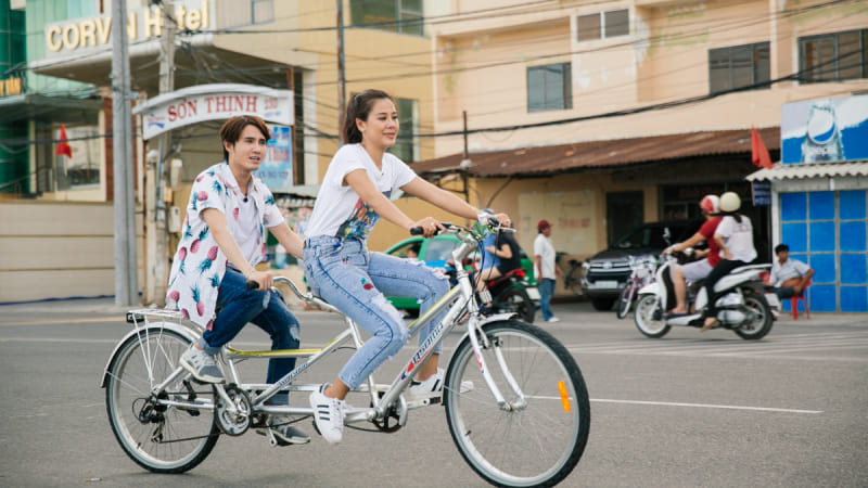 Phương tiện đi lại ở bãi biển Hải Tiến